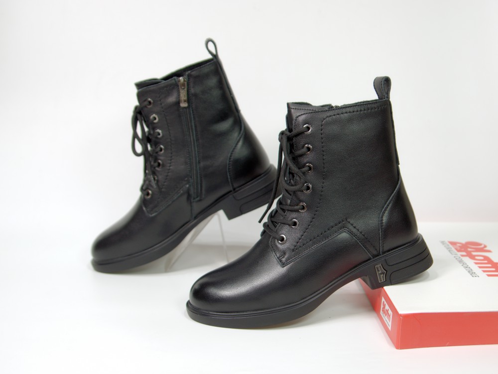 Ботинки зимние W2-6067-02-M black