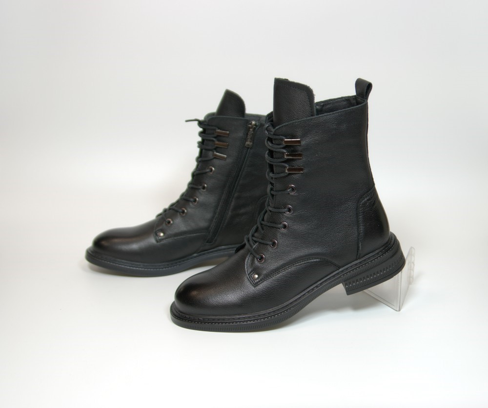 Ботинки зимние W2-2027-A126M black