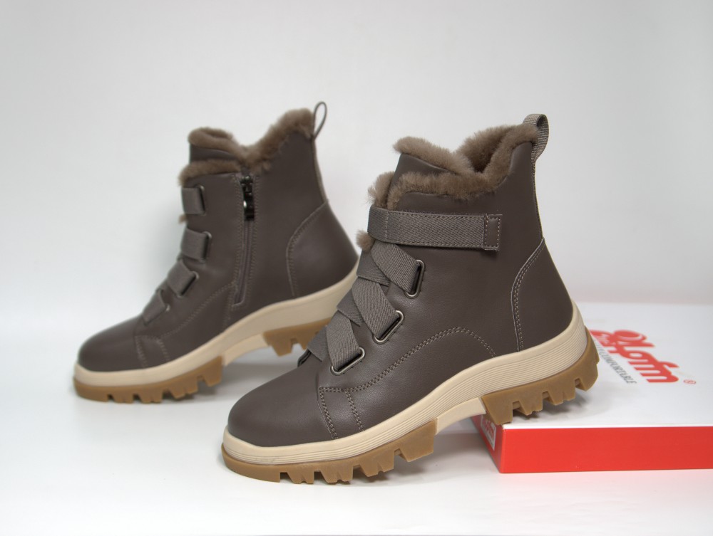 Ботинки зимние E5-867-M508 grey